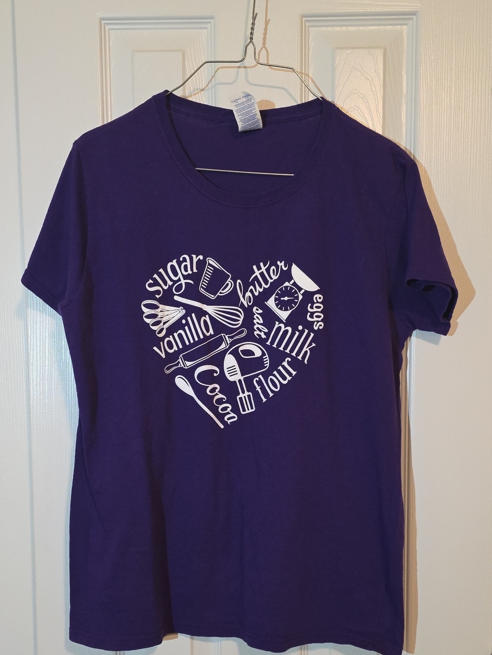 Gildan Purple Short-Sleeve Baking Graphic Tee